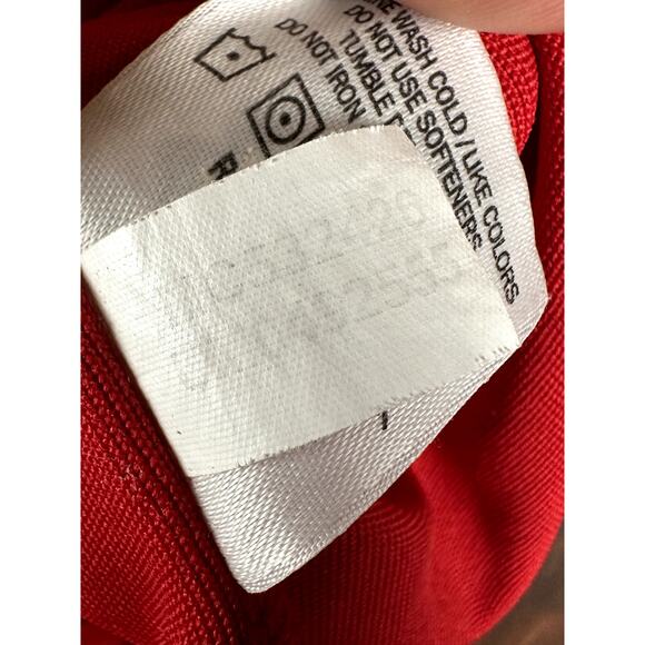 Texas Tech Red Raiders Under Armour Polo Shirt Stitched Red White Mens XL NCAA - Picture 7 of 8